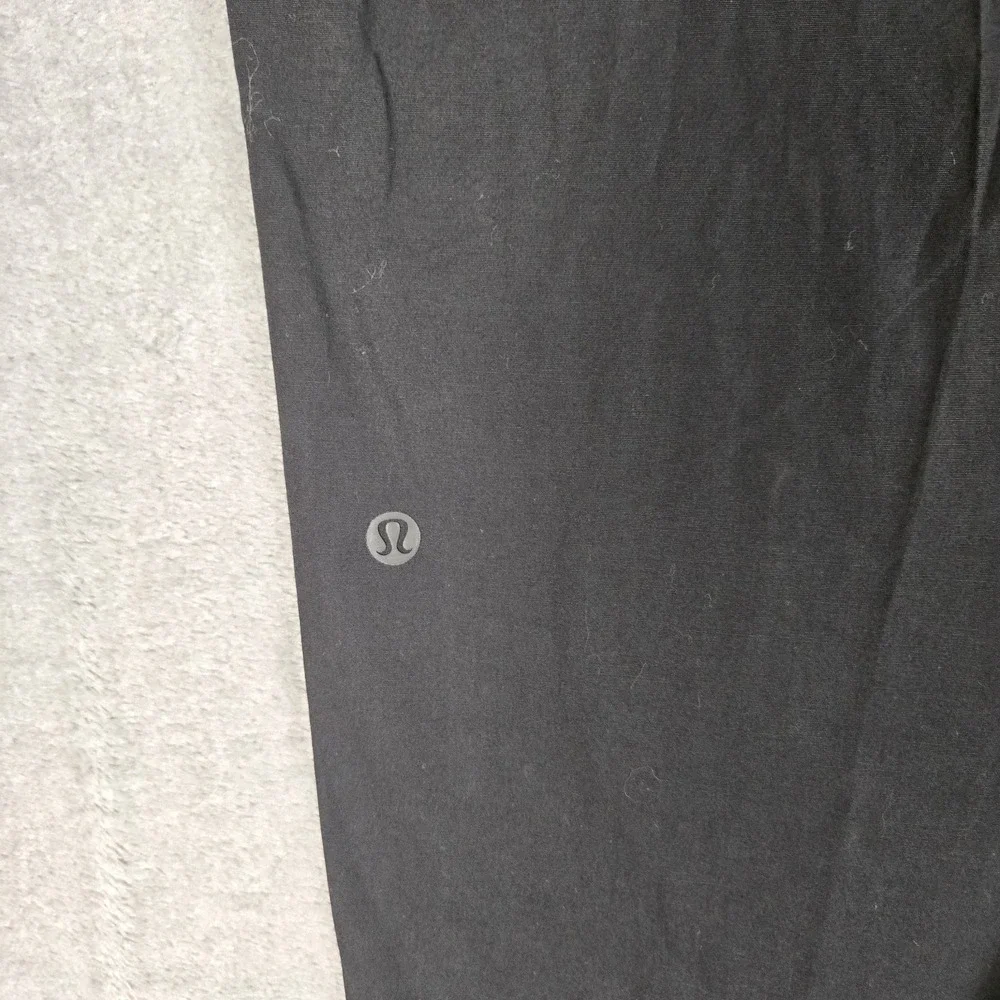 Lululemon Pants Mens 38x28 Carry On Black Elastic Waist Drawstring Active Wear